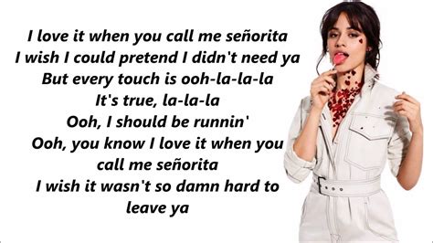 camila cabello senorita lyrics|senorita full song lyrics.